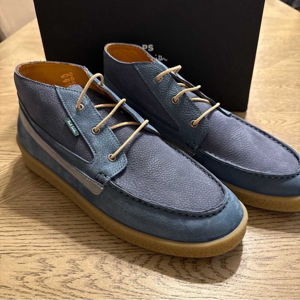 Paul Smith Quincy Navy Cow Leather US mens 11